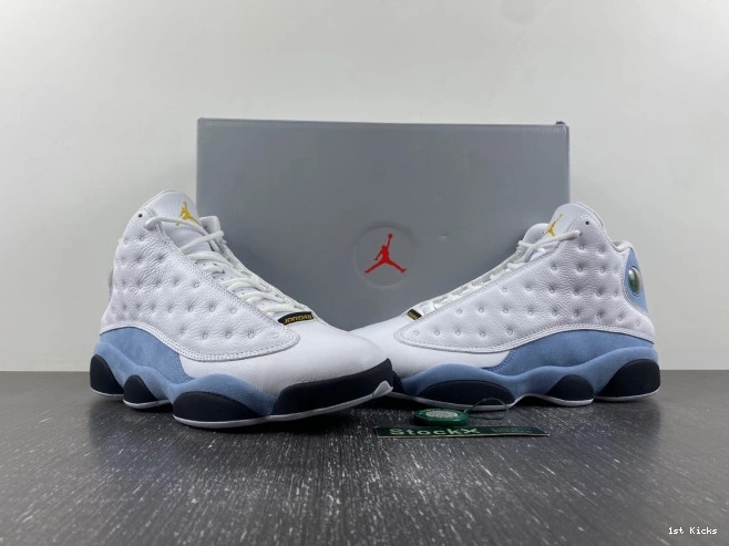 1st Kicks Shoes Grey 414571-170 Air Blue Jordan 13 0712